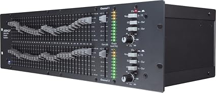Ashly GQX-3102 Series Dual Channel 31-Band Graphic Equalizer