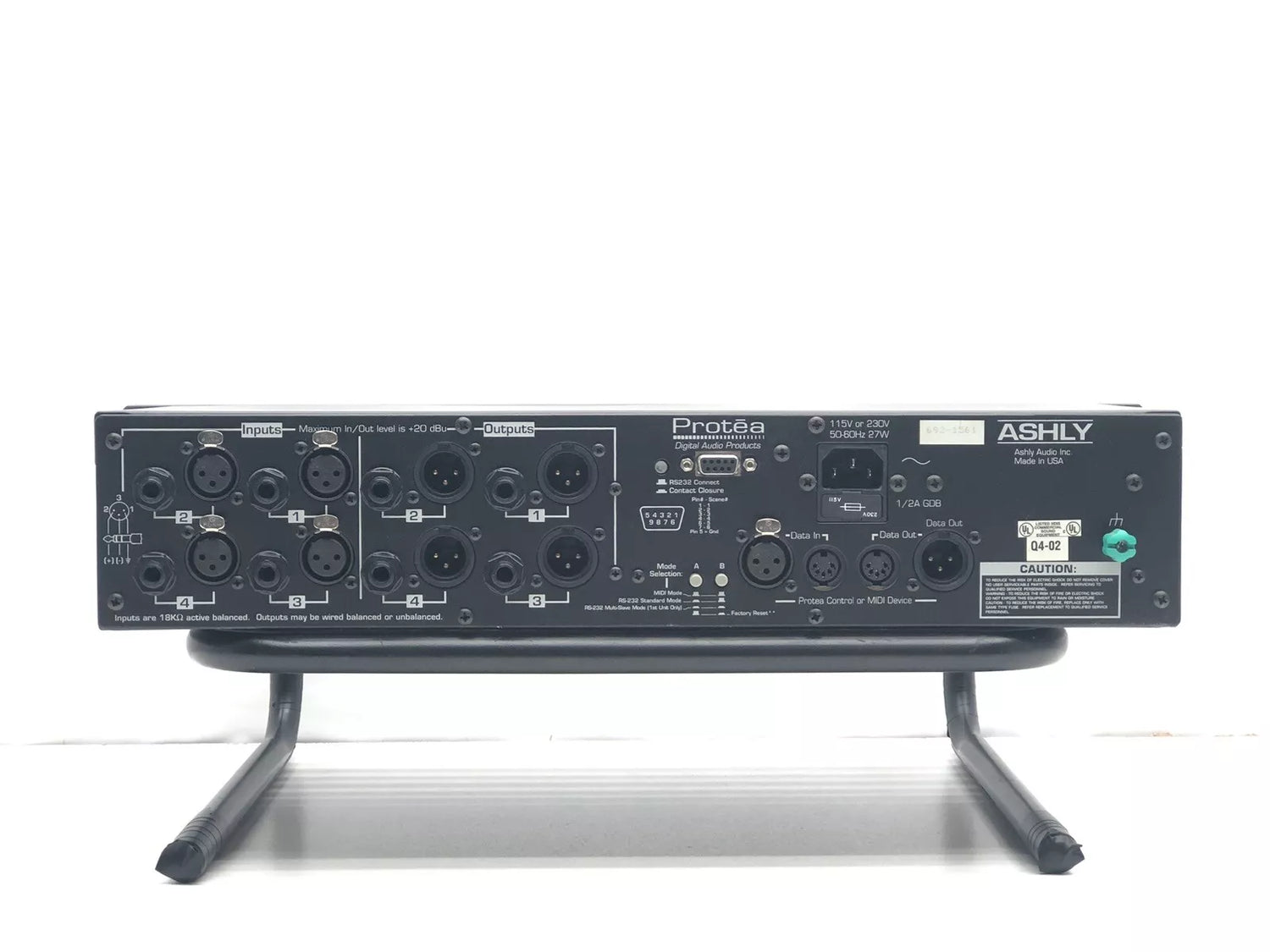Ashly Protea System II 4.24 GS, 4 Channel 24 Bit Digital Graphic Equalizer System Processor Slave