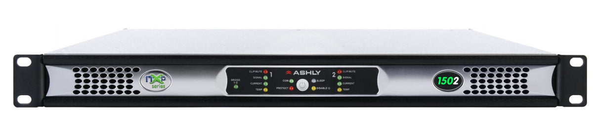 Ashly nXe1502bd 2-Channel Network Power Amplifier plus OPDante and OPDAC4 Option Cards