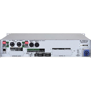 Ashly nXe Series nXE8002 2-Channel 800W Power Amplifier with Programmable Outputs & Ethernet Control