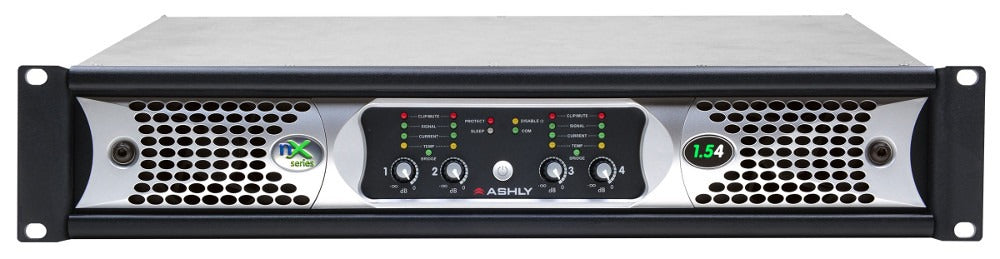 Ashly nXp1.54D 4-Channel Network Power Amplifier with OPDante Option Card