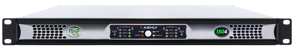 Ashly nXp1504D 4-Channel Network Power Amplifier with OPDante Option Card