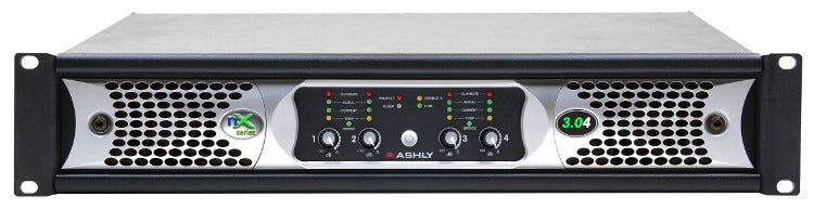 Ashly nXp3.04D 4-Channel Network Power Amplifier with OPDante Option Card
