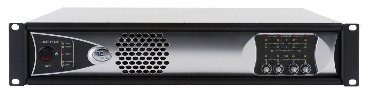 Ashly ne4250.70peD 4-Channel Amplifier with OPDante Option Card