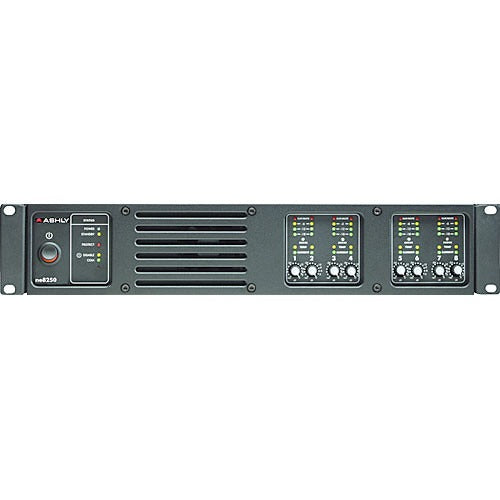 Ashly ne8250.70pe Network-Enabled 250W Eight-Channel 70V Amplifier with Protea DSP