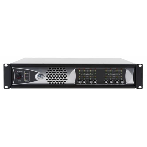 Ashly ne8250ped Network Amplifier with Dante Option Card