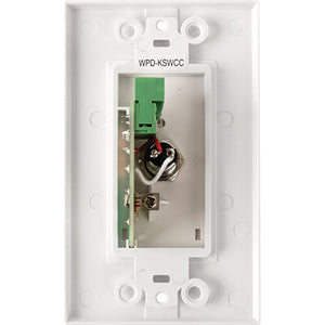 Atlas Sound WPD-KSWM Plate Key Switch, Momentary Contact Closure