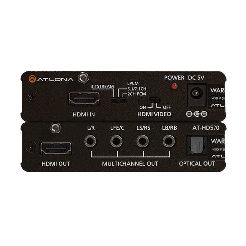 Atlona AT-HD570 HDMI Audio De-Embedder + Converter
