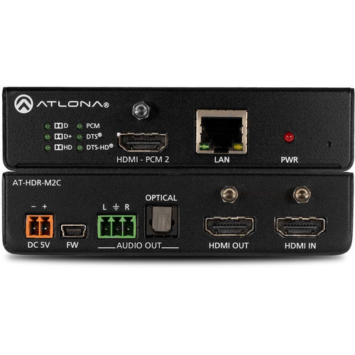 Atlona AT-HDR-M2C 4K/UHD HDR Multi-Channel Digital to Two-Channel Audio Converter