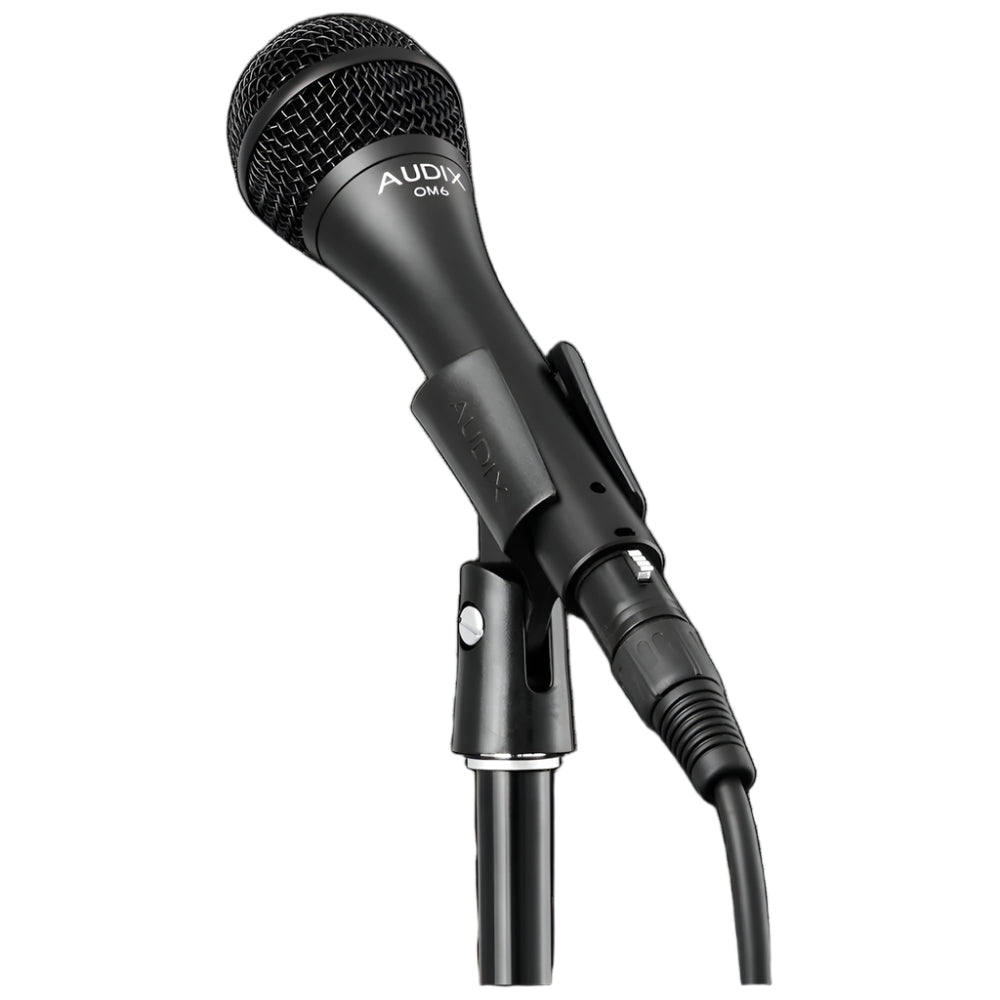 Audix OM6 Dynamic HyperCardioid Vocal Microphone in Soft Pouch