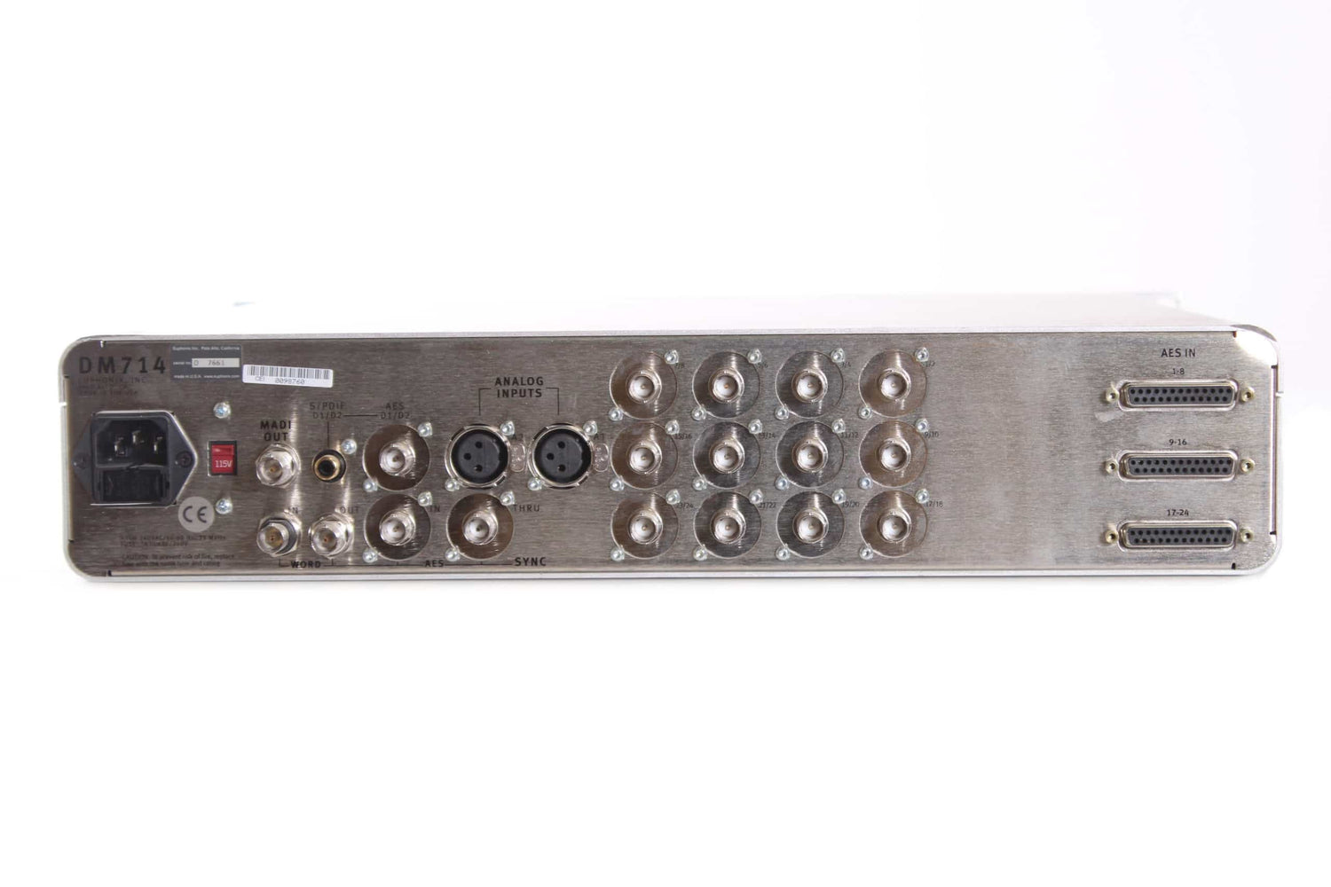 Avid DM714 AES/EBU to MADI Converter