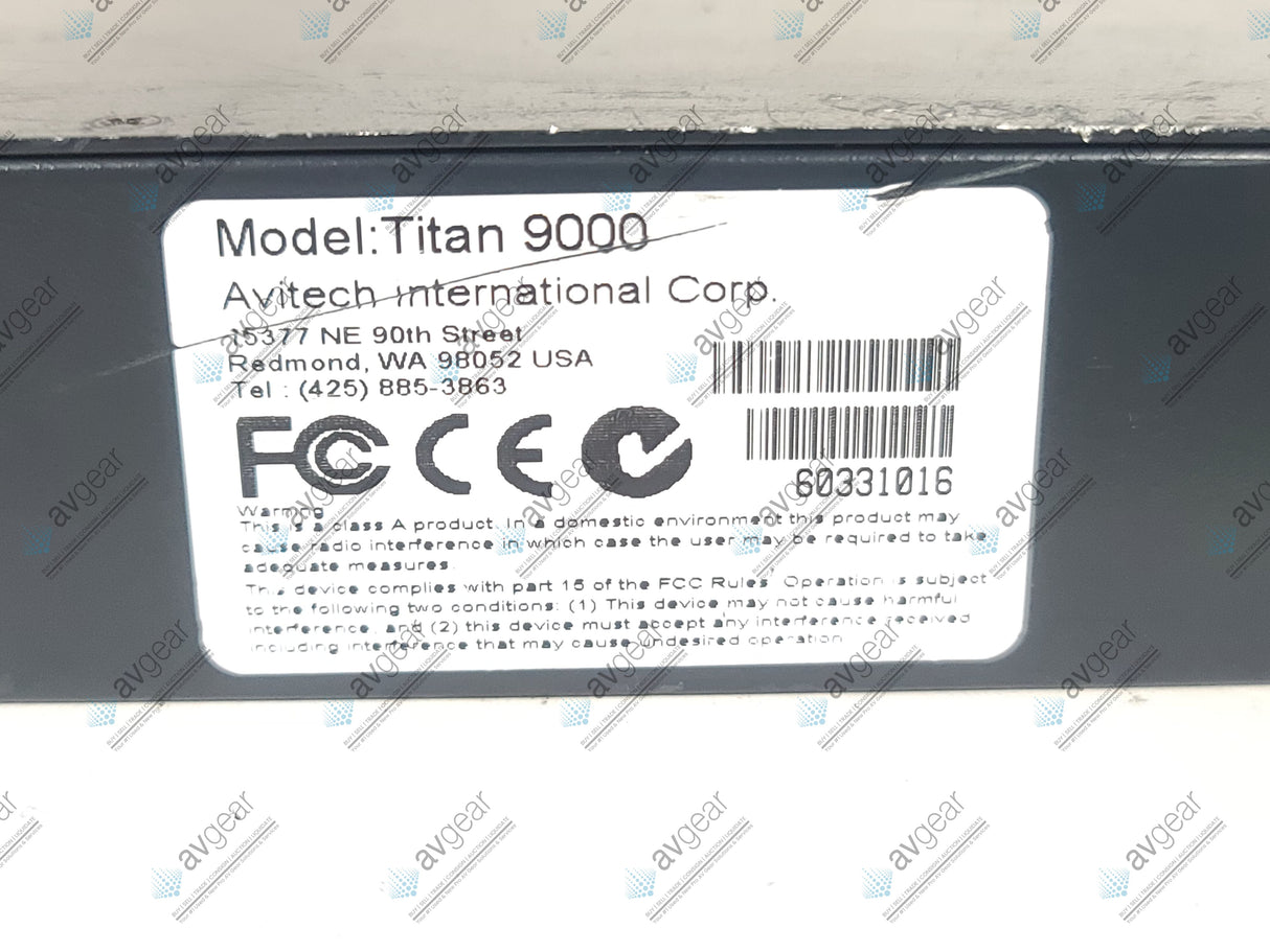 Avitech Titan 9000 Modular Multi-Viewer