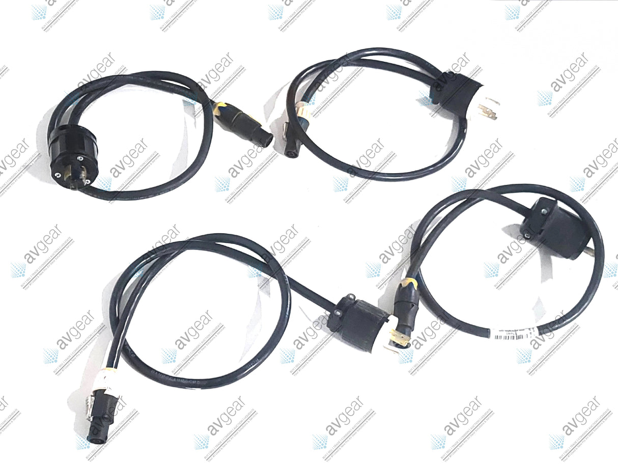 (4) Ayrton Dream Panel Twin Moving LED Lights w/ (4) PSU Cables in Wheeled Hard Case