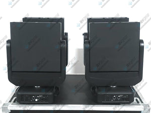 (4) Ayrton Dream Panel Twin Moving LED Lights w/ (4) PSU Cables in Wheeled Hard Case