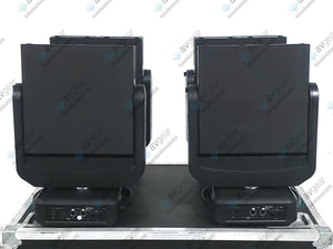 (4) Ayrton Dream Panel Twin Moving LED Lights w/ (4) PSU Cables in Wheeled Hard Case