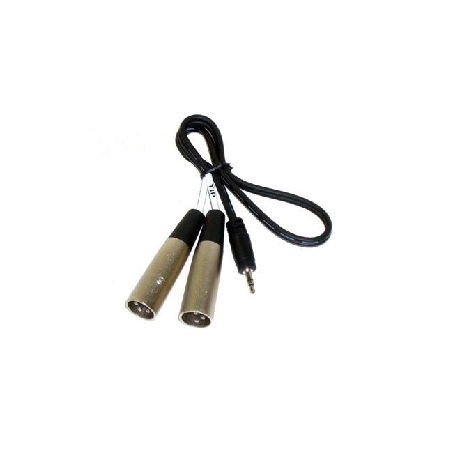 Azden AZDEN-MX-2 3.5mm-To-Dual-XLR Output Cable