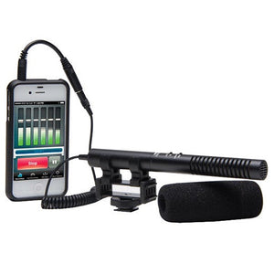 Azden AZDEN-SGM-990+I 2-Position Shotgun Mic w/ TRRS Adapter for iOS