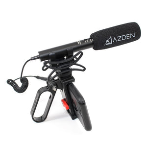 Azden AZDEN-SGM-990+I 2-Position Shotgun Mic w/ TRRS Adapter for iOS
