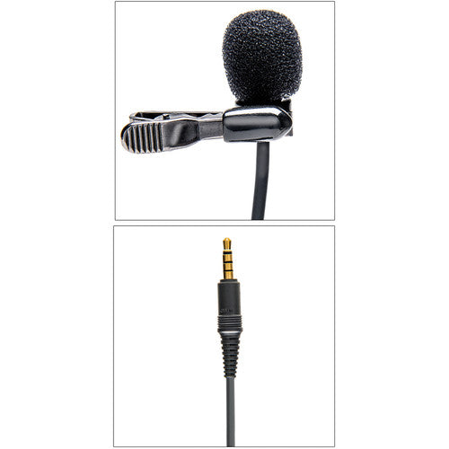 Azden AZDEN-EX-503i Pro Studio Lapel Mic w/ TRRS Plug for iOS & Android