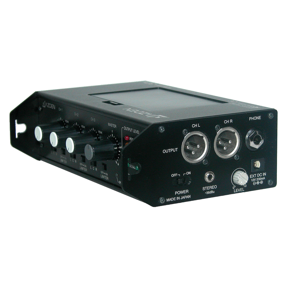 Azden AZDEN-FMX-32a Professional Portable Mixer w/ 3 XLR Inputs