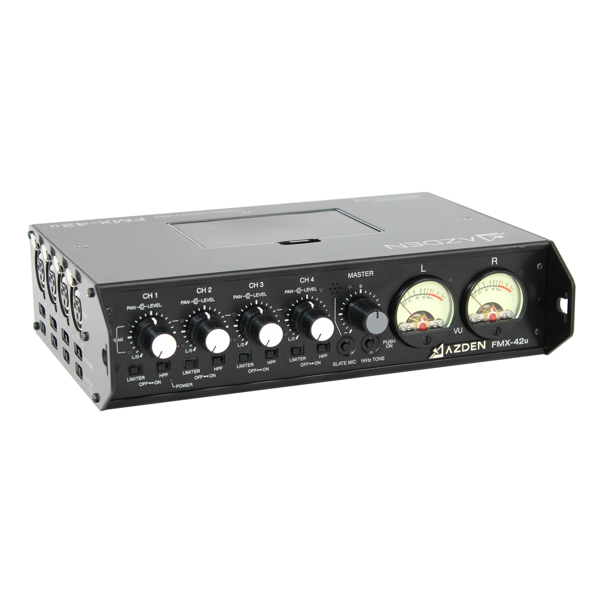 Azden AZDEN-FMX-42U 4-Channel Portable Mixer w/ USB Digital Output