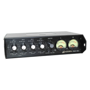 Azden AZDEN-FMX-42U 4-Channel Portable Mixer w/ USB Digital Output