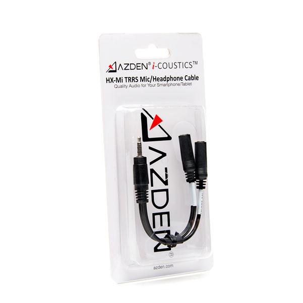 Azden AZDEN-HX-Mi TRRS Adapter Cable w/ Headphone Output Jack