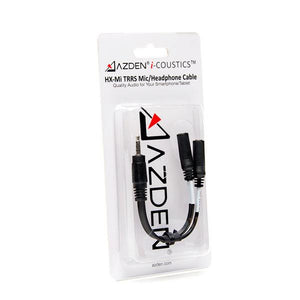 Azden AZDEN-HX-Mi TRRS Adapter Cable w/ Headphone Output Jack