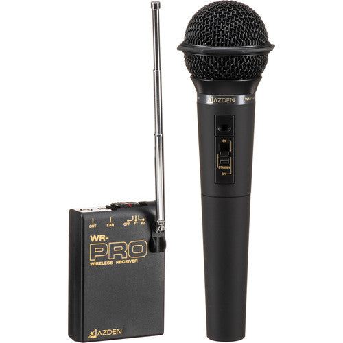Azden AZDEN-WHX-PRO VHF Wireless Mic System w/ Wireless Handheld Mic