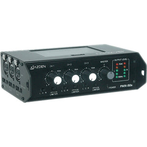 Azden FMX-32a Professional Portable Mixer