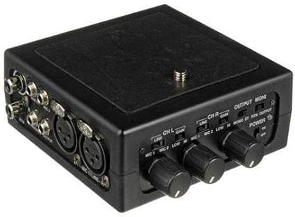 Azden FMX-DSLR 2-Channel Audio Mixer/Adapter for DSLR Cameras