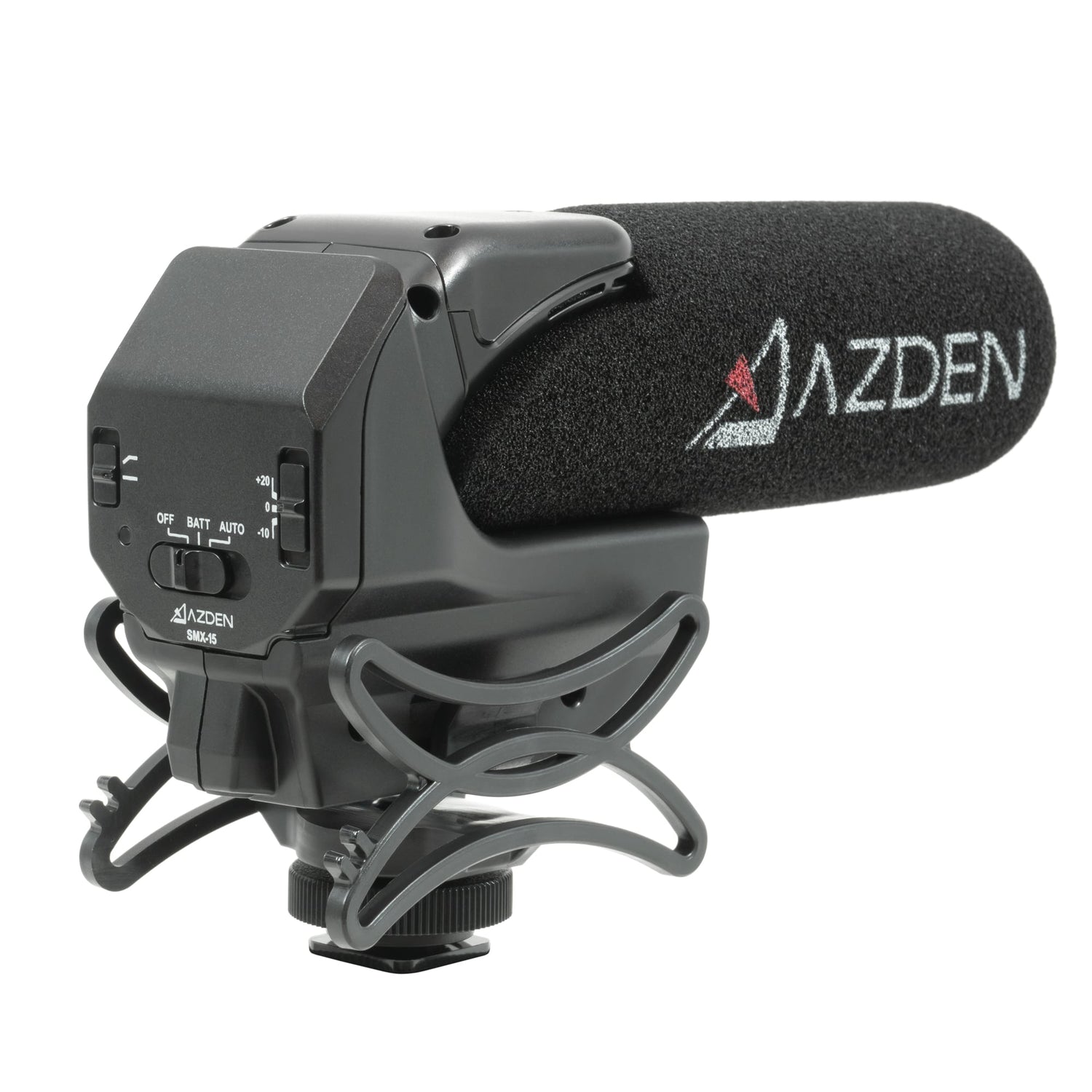 Azden SMX-15 Powered Shotgun Video Microphone w/ +20dB Boost
