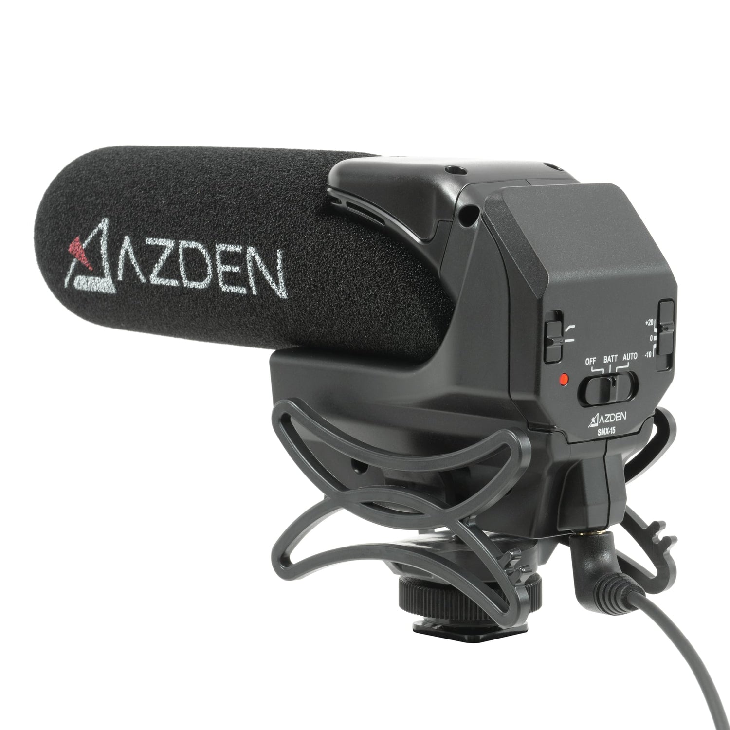 Azden SMX-15 Powered Shotgun Video Microphone w/ +20dB Boost