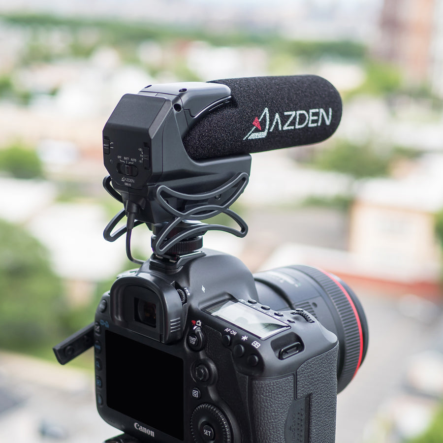 Azden SMX-15 Powered Shotgun Video Microphone w/ +20dB Boost