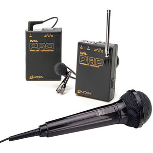 Azden AZDEN-WMS-PRO+I VHF Wireless Microphone System w/ Wired Handheld