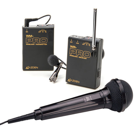 Azden AZDEN-WMS-PRO+I VHF Wireless Microphone System w/ Wired Handheld