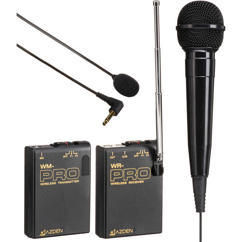 Azden AZDEN-WMS-PRO+I VHF Wireless Microphone System w/ Wired Handheld - 2