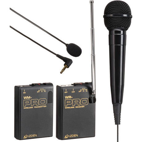 Azden AZDEN-WMS-PRO+I VHF Wireless Microphone System w/ Wired Handheld - 2