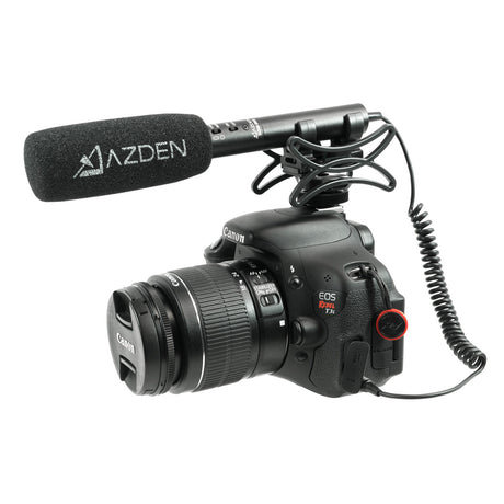 Azden SGM-990+I 2-Position Shotgun Mic w/ TRRS Adapter for iOS - 2