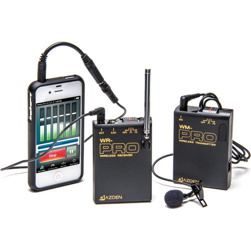 Azden WLX-PRO+I VHF Wireless Microphone System w/ TRRS Adapter