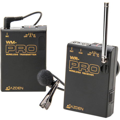 Azden WLX-PRO+I VHF Wireless Microphone System w/ TRRS Adapter - 2