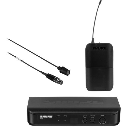 Shure BLX14/CVL - Wireless Presenter System with CVL Lavalier Microphone (H10 Band: 542-572 MHz)