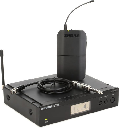Shure BLX14R Wireless Guitar Microphone System (J11: 596 - 616 MHz)