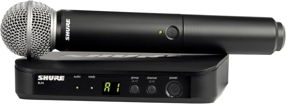 Shure BLX24/SM58 Wireless Handheld Microphone System with SM58 Capsule (H11: 572 to 596 MHz)