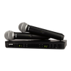 Shure BLX288/PG58 Dual-Channel Wireless Handheld Microphone System with PG58 Capsules (J11: 596 to 616 MHz)