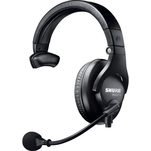 Shure Single-Sided Broadcast Headset with Cardioid Microphone, Without Cable, 15 to 27000Hz Frequency Range
