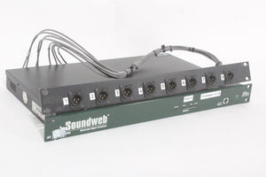 BSS 9008 Networked Signal Processor w/ (8) XLR Output Panel