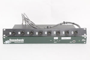 BSS 9008 Networked Signal Processor w/ (8) XLR Output Panel