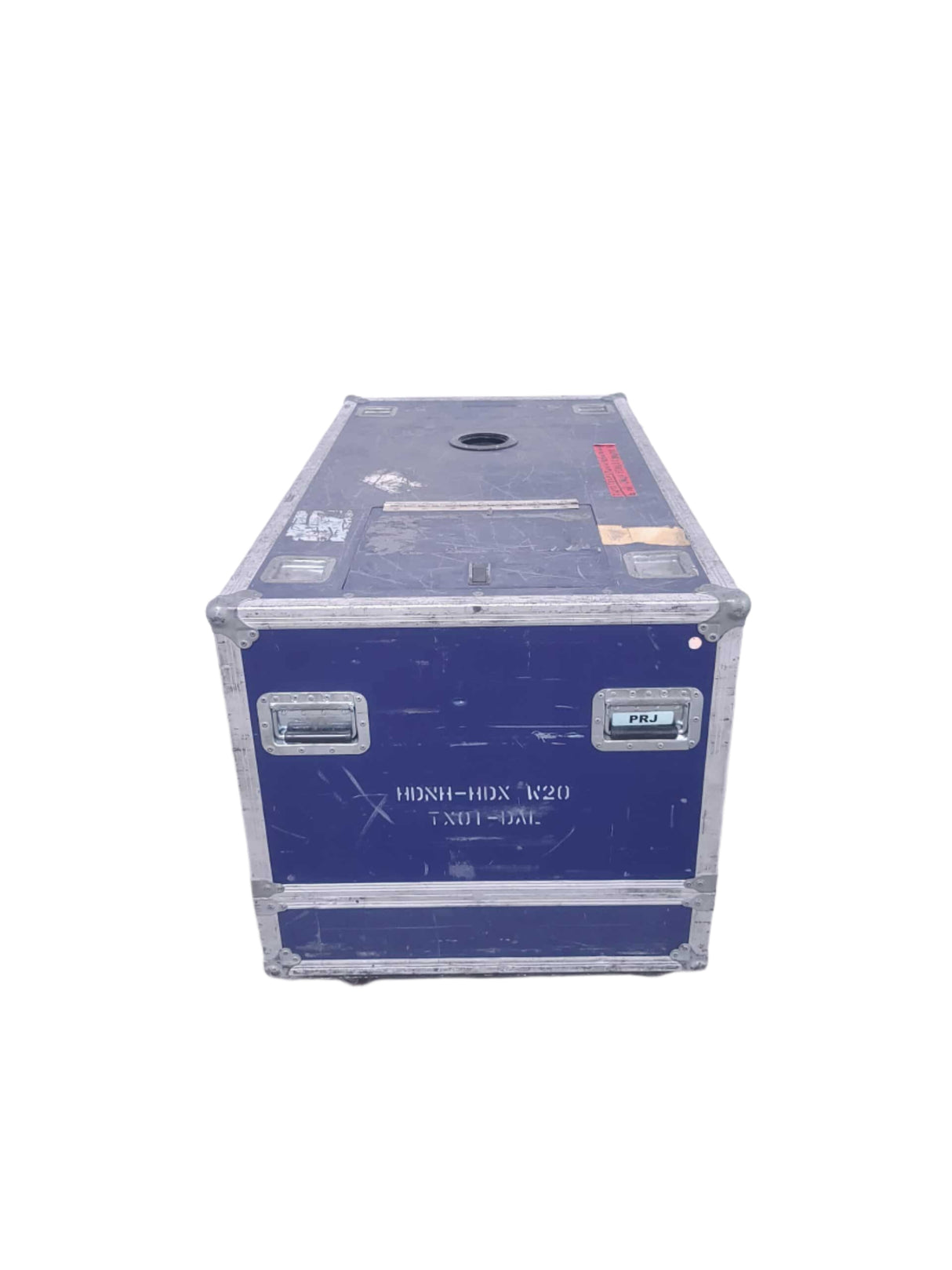 Barco-HDX-W18-16500-Lumen-3DLP-WUXGA-Large-Venue-Projector-5764-Op-Hours-w-Accessories-in-Wheeled-Hard-Case-For-Parts-1-scaled-front-case-closed