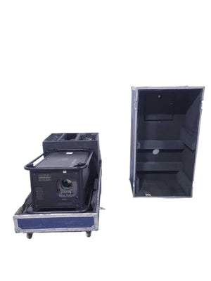 Barco-HDX-W18-16500-Lumen-3DLP-WUXGA-Large-Venue-Projector-5764-Op-Hours-w-Accessories-in-Wheeled-Hard-Case-For-Parts-1-scaled-open-case